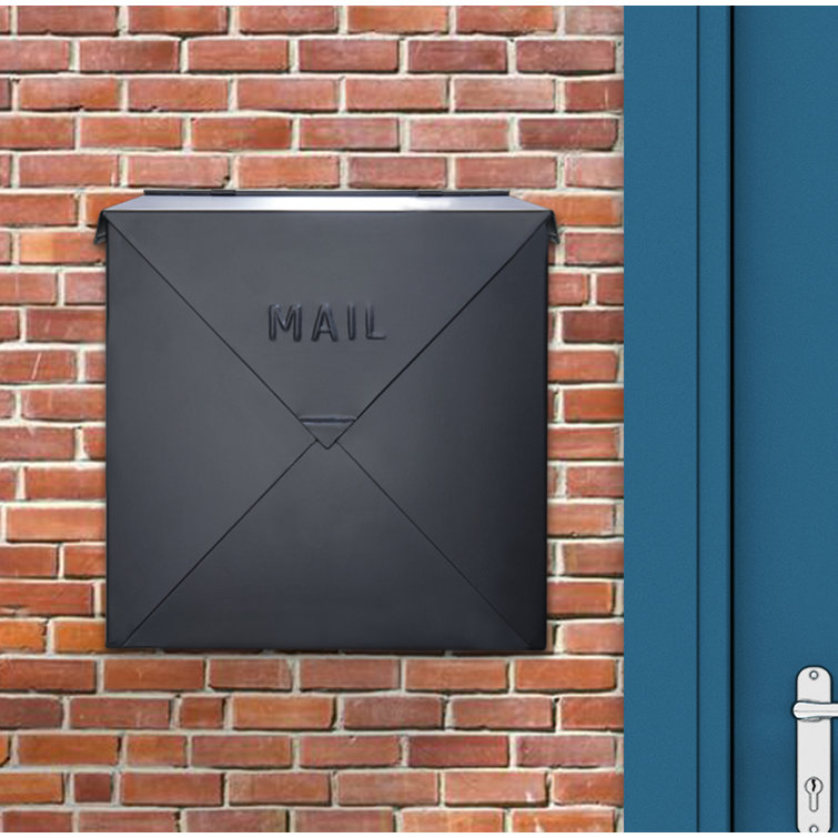 NACH Chicago Industrial Style Wall Mounted Mailbox & Reviews Wayfair